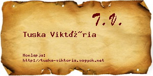 Tuska Viktória névjegykártya