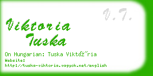 viktoria tuska business card